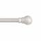 Kenney Mfg Kenney Davenport 1/2 Petite Cafe Decorative Window Curtain Rod, 48-86, Brushed Nickel KN55971 - alternate 1